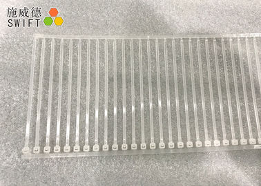 comprar bridas de plástico de la tira del grueso de 1.1m m 18 libras de resistencia a la tensión con extremidad recta online manufacture