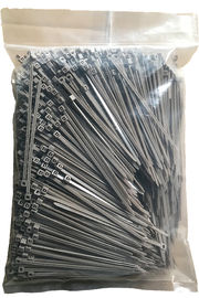 comprar La cremallera de nylon del color de la arena ata la longitud de 100m m 4 pulgadas con inflamabilidad del ALCANCE UL94V2 online manufacture