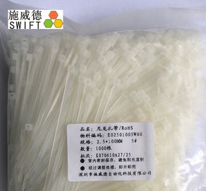 comprar Lazos de alambre de nylon PA66, bridas de plástico naturales UL94V - 2 longitud de la inflamabilidad 100m m online manufacture