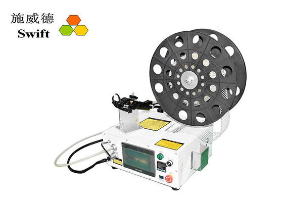 comprar máquina pequeña y confiable de 80N del carrete de la atadura de cables del paquete para mejorar la capacidad 1800pcs/h online manufacture