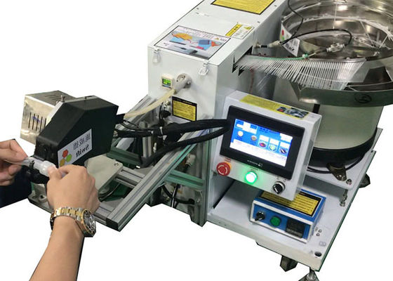 comprar Máquina automática rápida del lazo de la cremallera que ata 2400pcs/H para las bobinas de cobre de la tubería online manufacture