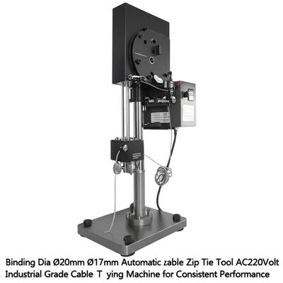 Diánea de unión Ø20mm Ø17mm herramienta automática de amarre de cremallera AC220Volt Máquina de amarre de cable de grado industrial para un rendimiento constante