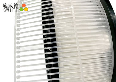 El uno mismo recto que cierra las bridas de plástico, la cremallera de nylon ata longitud de 4 pulgadas sin flash