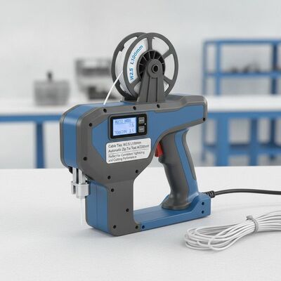 Enlace de cable W2.5 L100mm herramienta automática de cierre de cremallera AC220Volt Perfecto para un rendimiento constante de apretamiento y corte