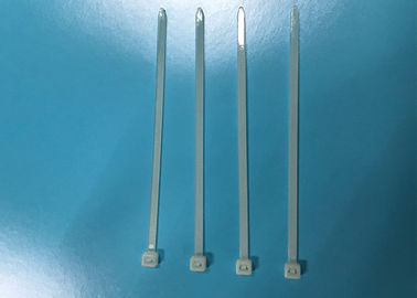 La UL aprobó el lazo plástico de la cremallera de 4 pulgadas para el blanco material de nylon PA66